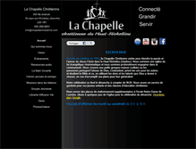 Tablet Screenshot of chapellechretienne.com